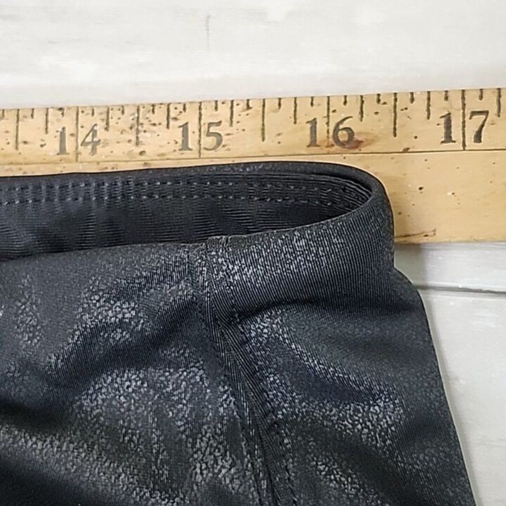Seven7 Leggings Womens Extra Large Black Faux Leather Fitted - Picture 8 of 9